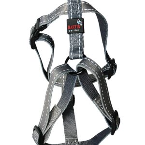 MARTIN Color Vibe — Harnais pour chien nylon réfléchissant gris