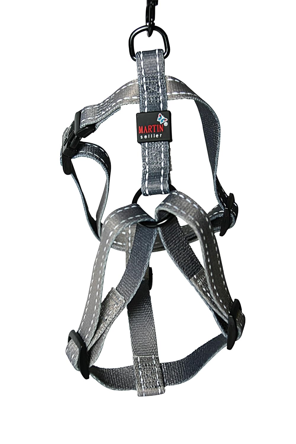 MARTIN Color Vibe — Harnais pour chien nylon réfléchissant gris