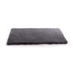MARTIN SELLIER PetBed — Tapis épais découpé noir/rose 50x75 cm
