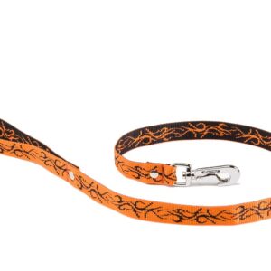 ALTEREGO — Laisse pour chien tattoo orange 100 x 25 mm