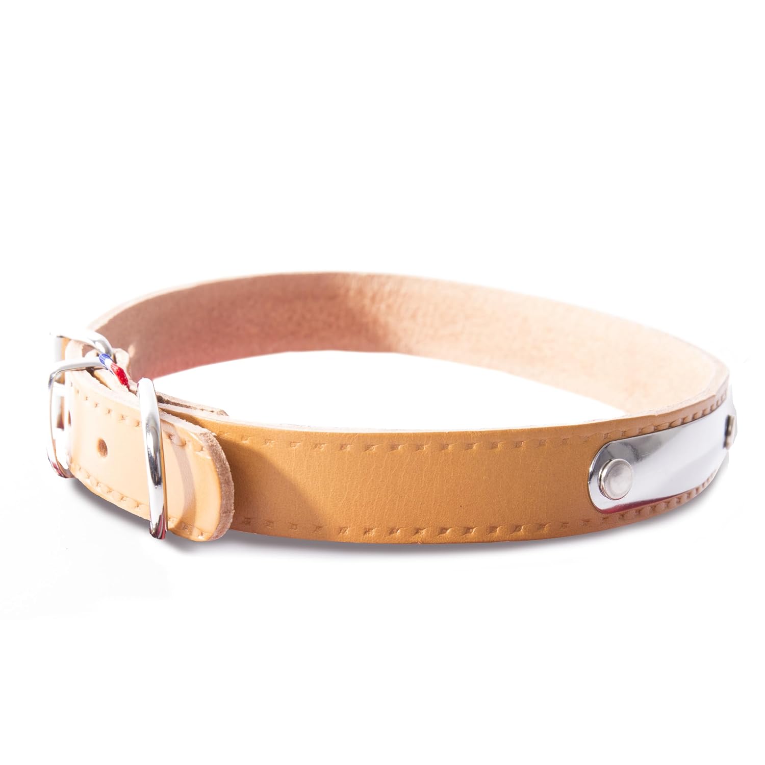 MARTIN — Collier d’identification pour chien en cuir 40 cm