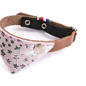 MARTIN Miami — Collier bandana en cuir fantaisie pour chat