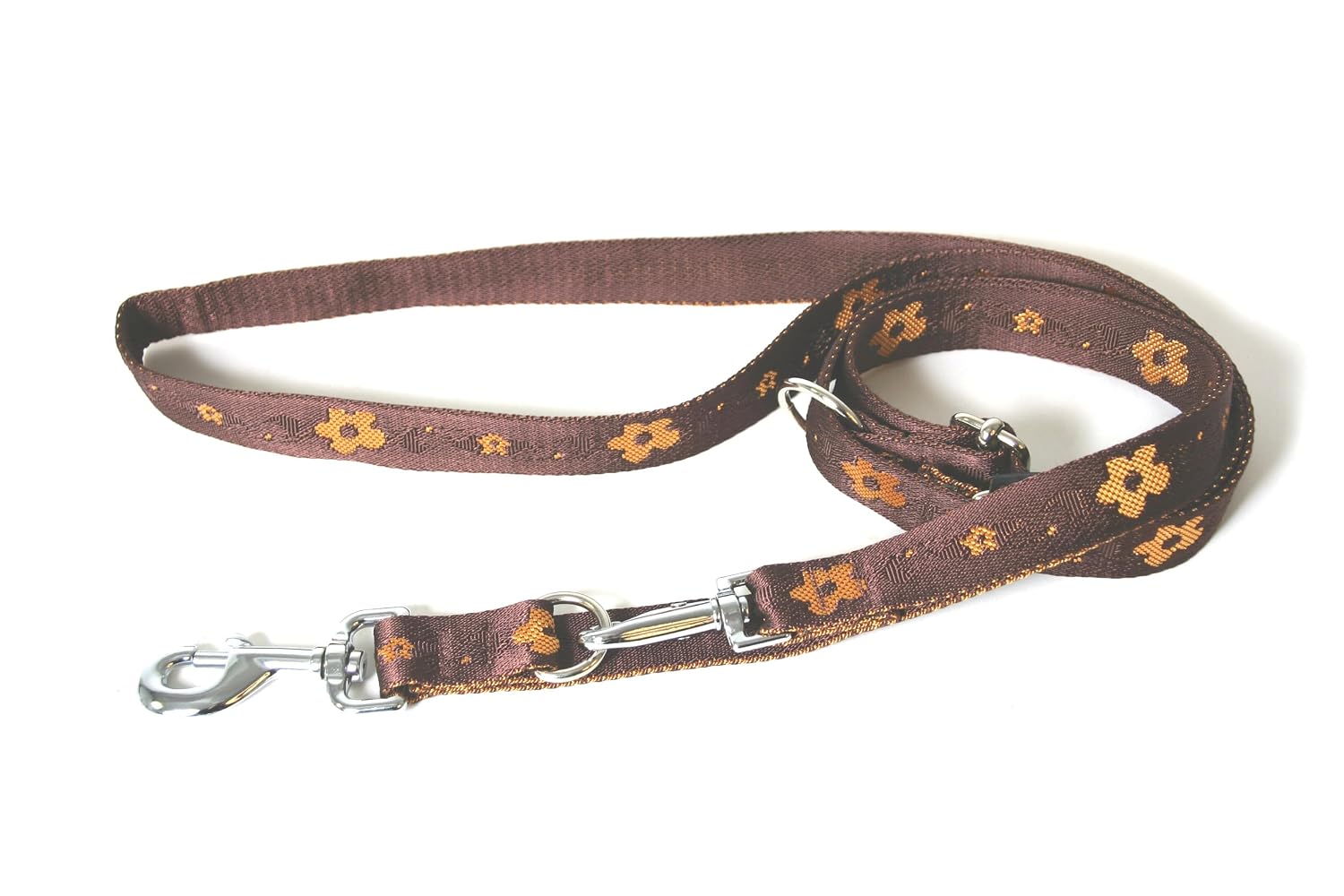 ARKA HAOK Nepal — Laisse multiposition en nylon marron 220 cm