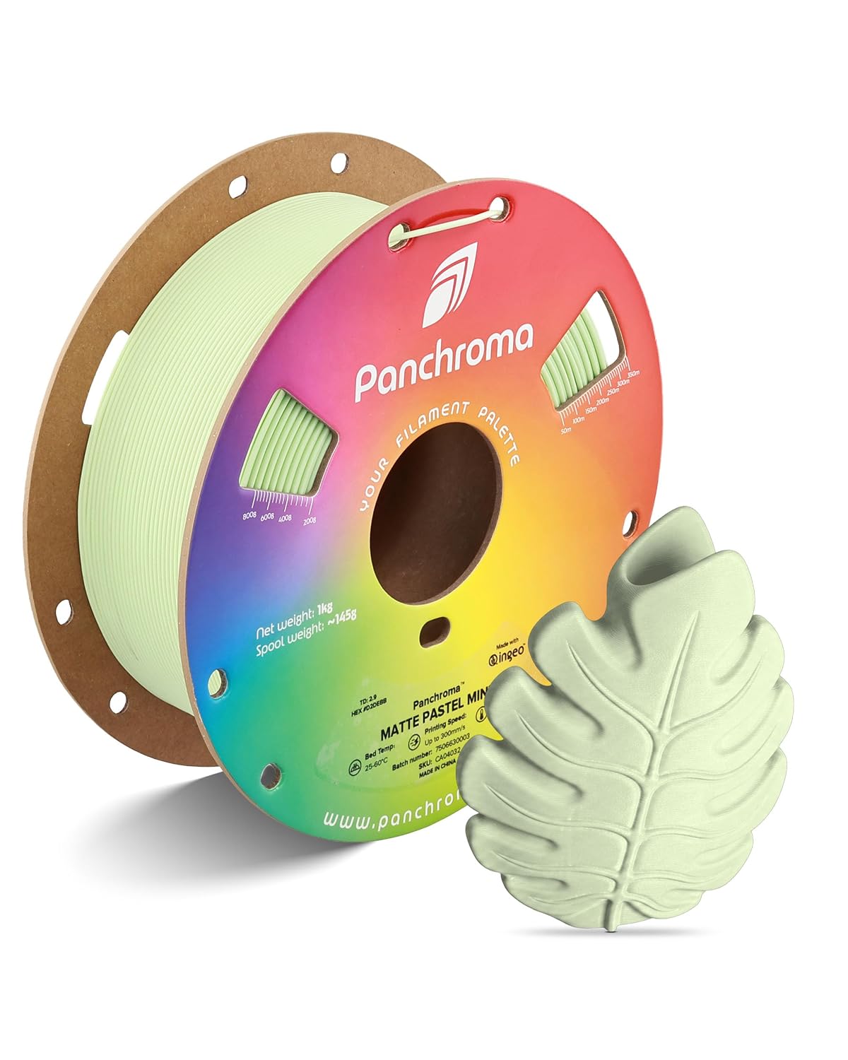 Polymaker Panchroma — Filament PLA mat menthe pastel 1,75 mm