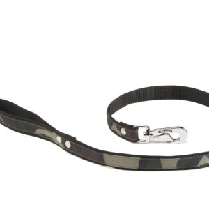MARTIN SELLIER — Laisse pour chien camouflage vert 25 mm