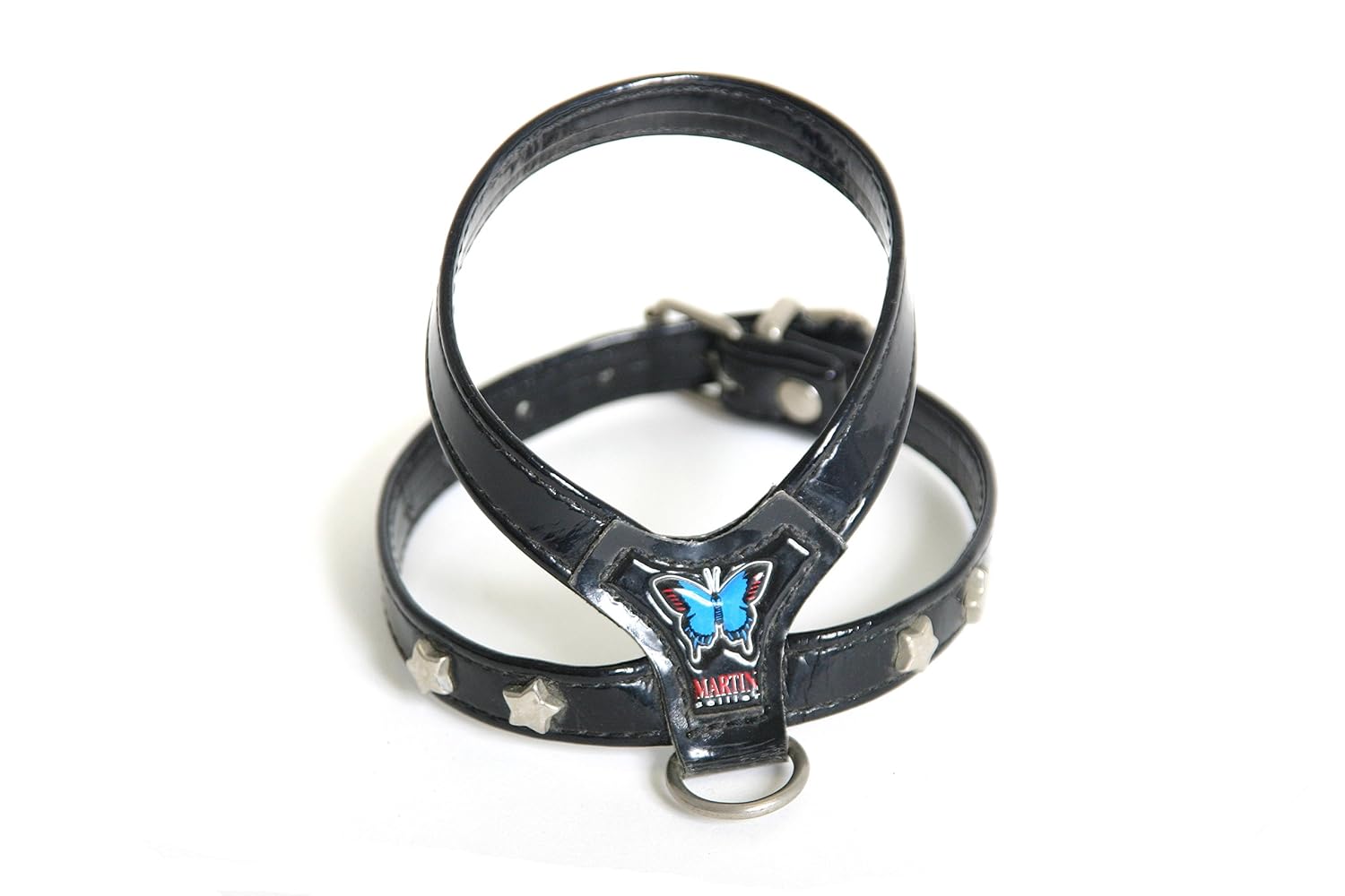 MARTIN SELLIER T30 — Harnais pour chien vernis étoile