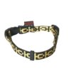 MARTIN SELLIER Santa — Collier réglable en nylon jaune/noir