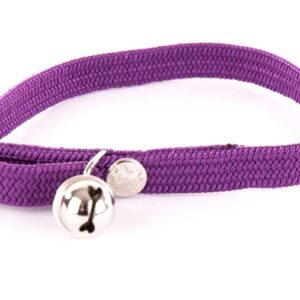 MARTIN SELLIER — Collier élastique tubulaire en nylon pour chat