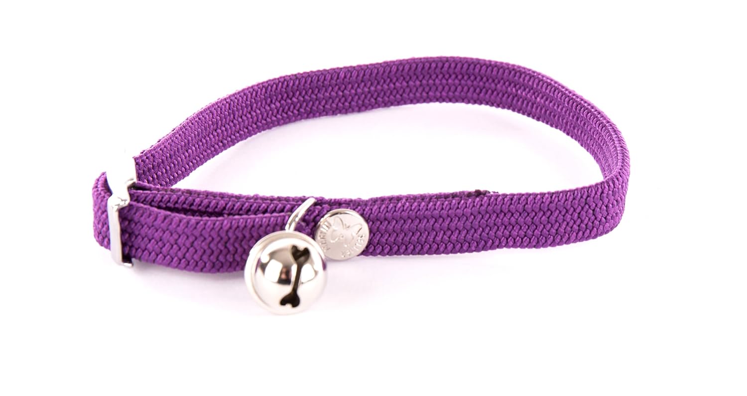 MARTIN SELLIER — Collier élastique tubulaire en nylon pour chat