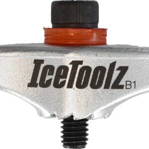ICETOOLZ Xpert — Moulin à plat en acier argenté/orange/noir