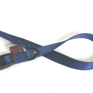 MARTIN SELLIER — Collier classique en nylon bleu pour chien