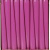 PAPSTAR — Lot de 50 bougies chandelier fuchsia 25 cm