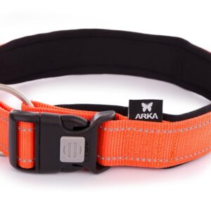 MARTIN — Collier Néo en nylon réglable orange 40-50/70 cm