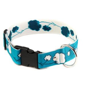 ALTER EGO Bamboo — Collier turquoise/blanc 40-64 cm
