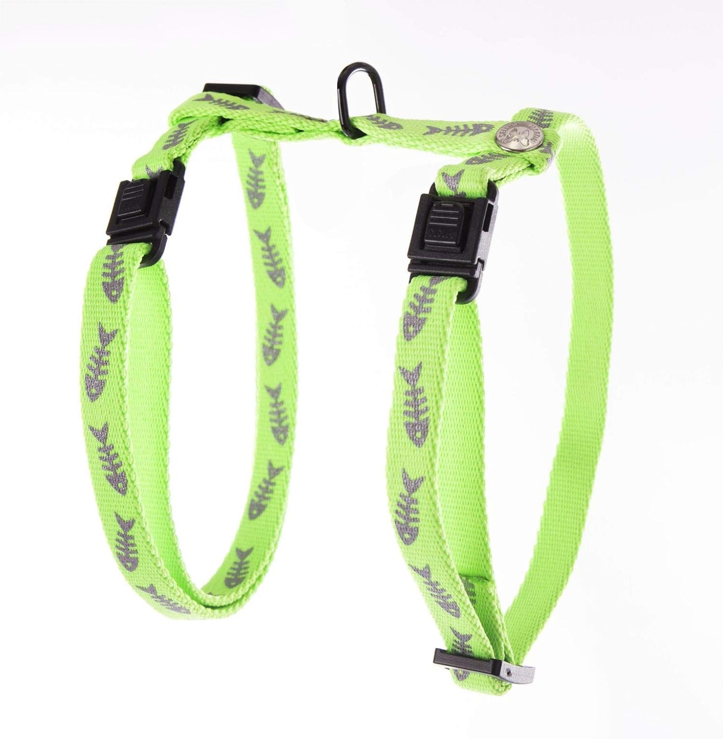 MARTIN SELLIER Fluo Fish — Harnais réglable en nylon pour chat