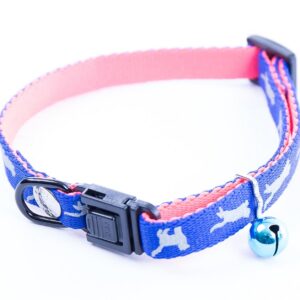 MARTIN — Collier pour chat bicolore en nylon réfléchissant