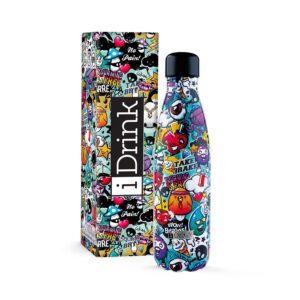 IDRINK — Bouteille thermique en acier double paroi 500 ml