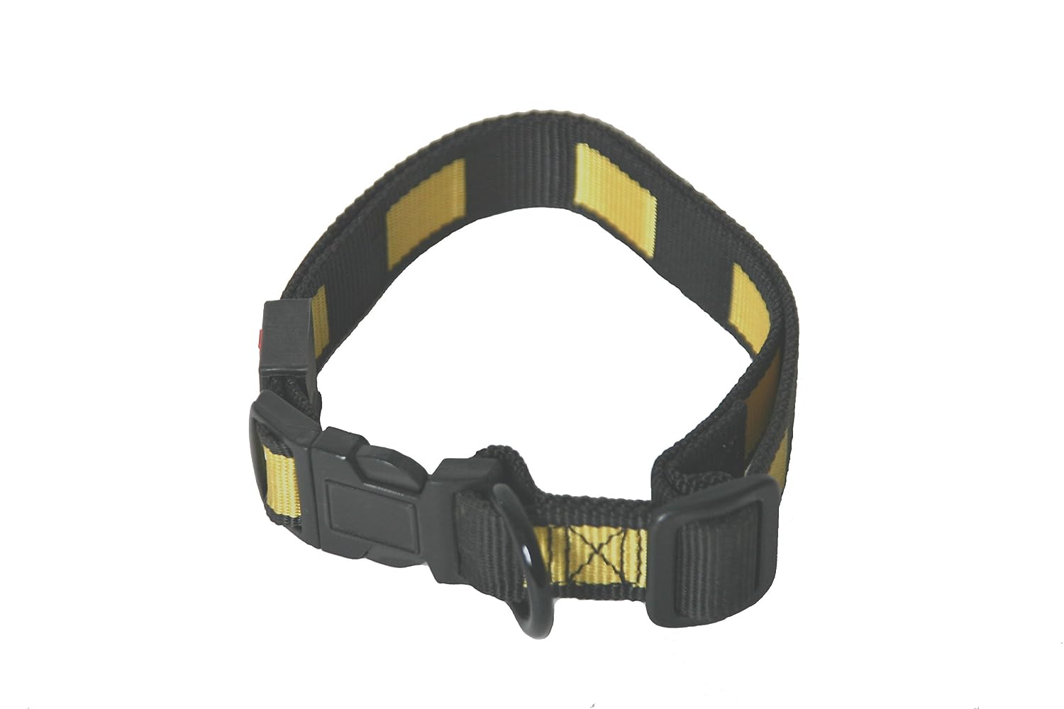 MARTIN SELLIER Matrix — Collier réglable en nylon jaune pour chien