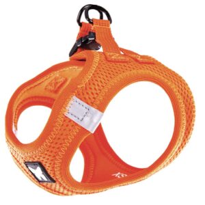MARTIN SELLIER — Harnais chien mesh orange taille S