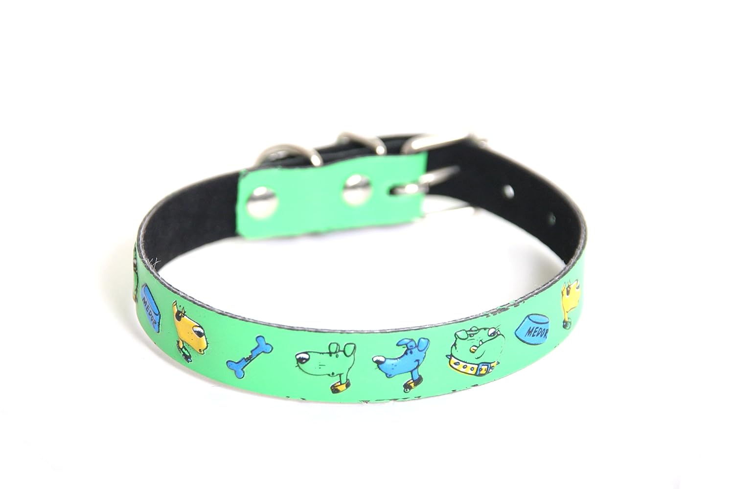 MARTIN SELLIER — Collier pour chien motif chien vert