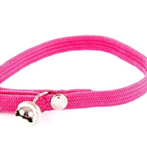MARTIN SELLIER — Collier élastique tubulaire en nylon pour chat