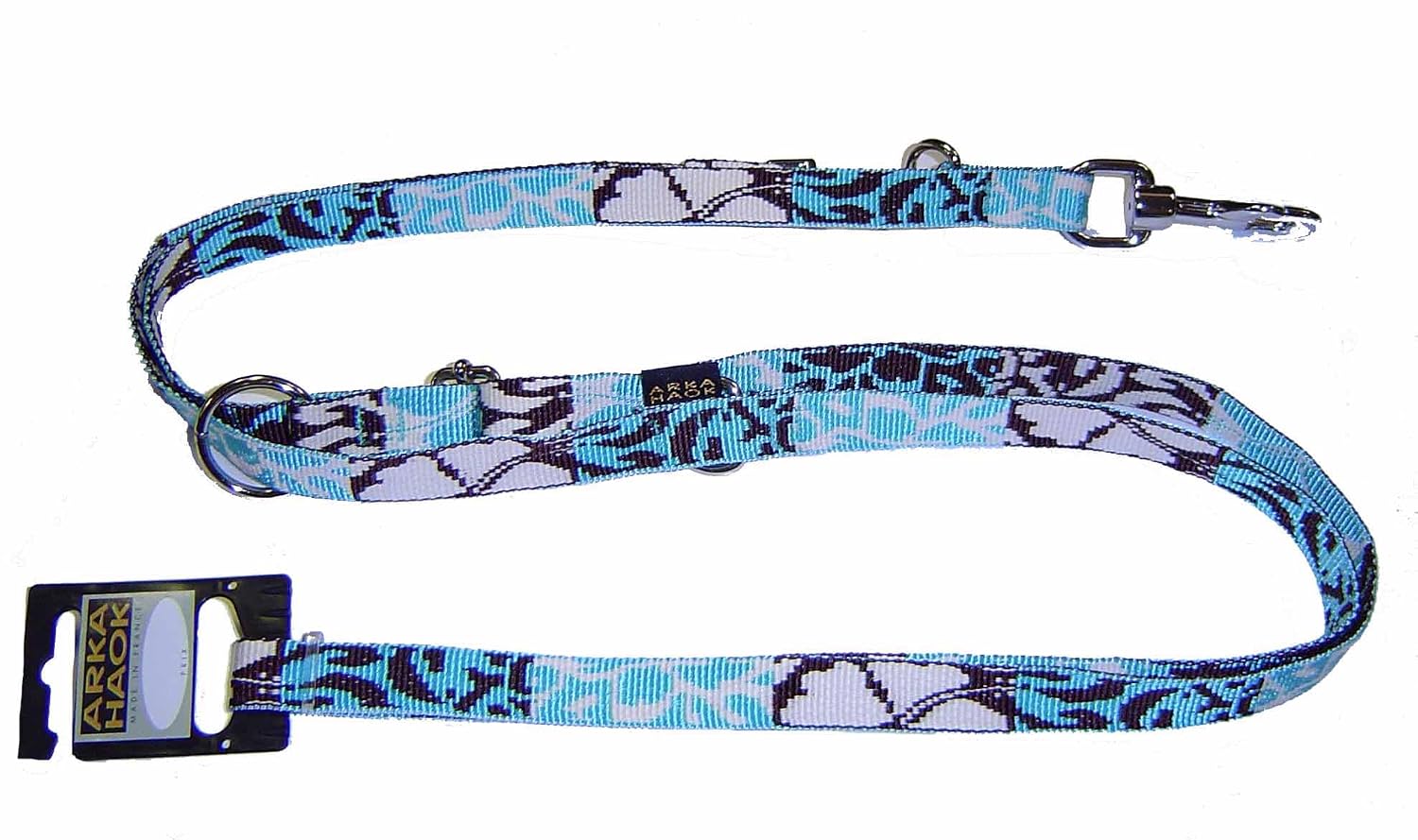 ARKA HAOK — Laisse de dressage 3 positions 25 mm x 220 cm