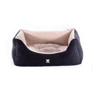 MARTIN SELLIER Domino — Corbeille pour chien suédine 50 x 38 cm