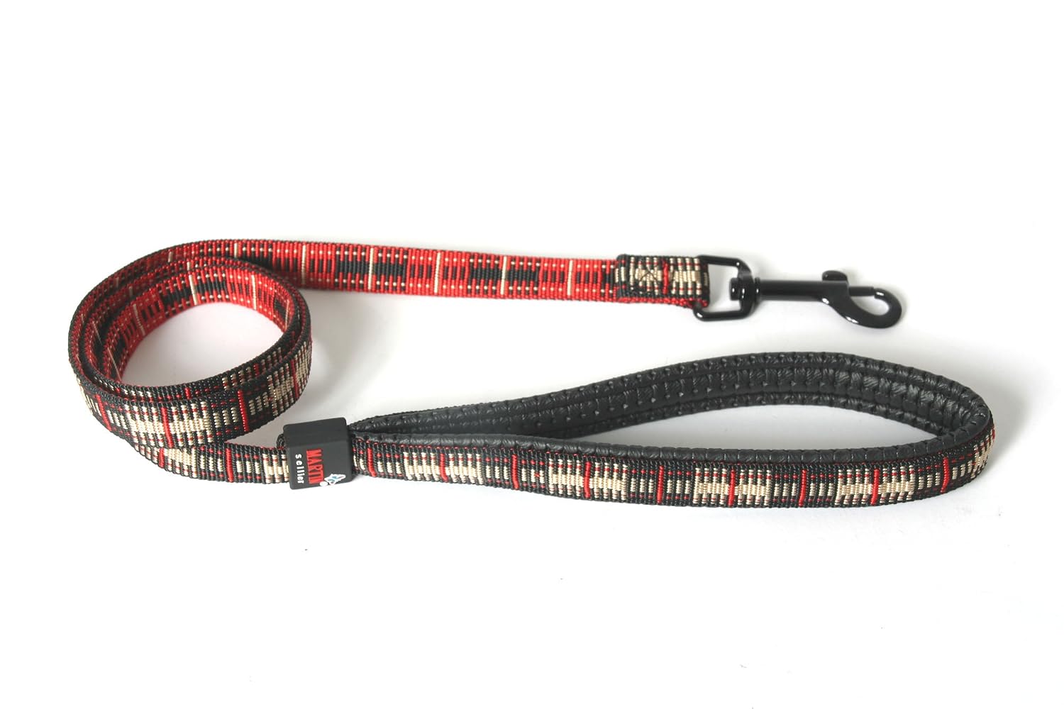 MARTIN SELLIER Scotland — Laisse pour chien beige 25 mm x 100 cm