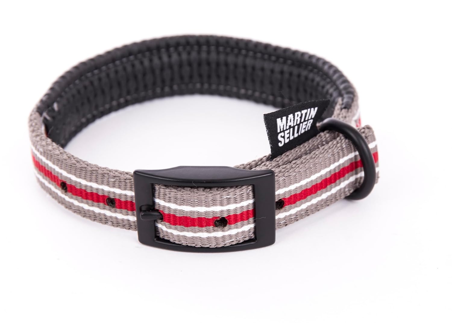 MARTIN — Collier trio rayé en nylon confort