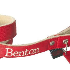 MARTIN SELLIER Benton — Laisse pour chien rouge 16 x 100 cm