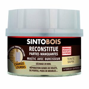 SINTO — Pâte à bois charges lourdes sapin 190 g