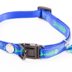 MARTIN — Collier en nylon Fish & Star pour chat