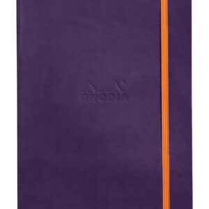 RHODIA Rhodiarama — carnet souple A5 aubergine ligné 160 p.