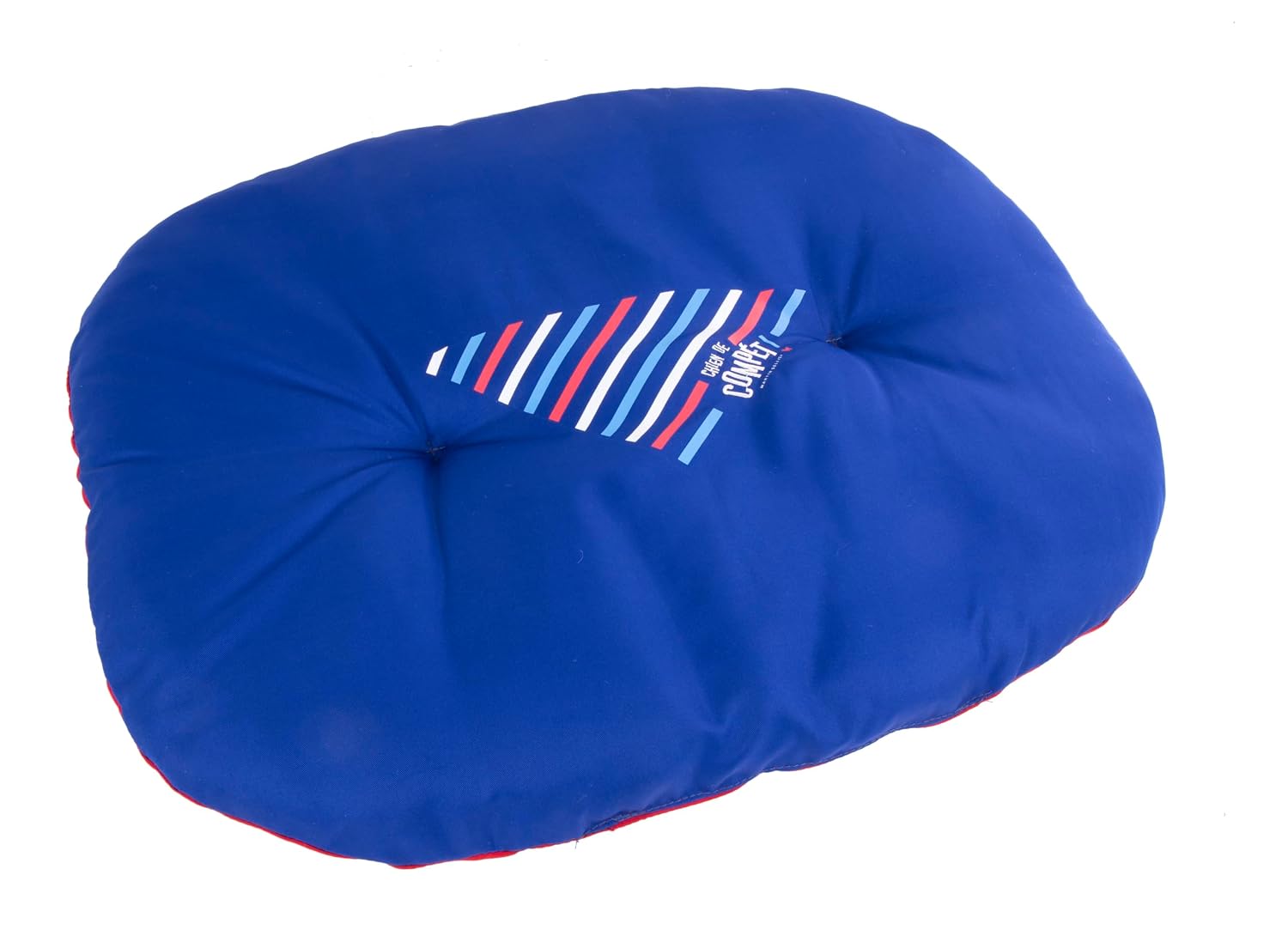 MARTIN SELLIER — Coussin pour chien et chat bleu blanc rouge
