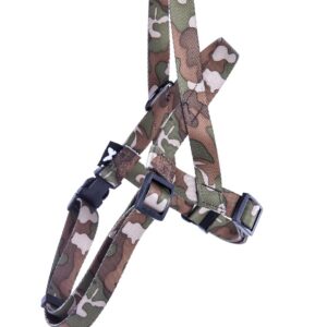 MARTIN — Harnais norvégien en nylon camouflage marron