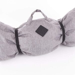 MARTIN Croisette — Plaid gris pour chien 115 x 70 cm
