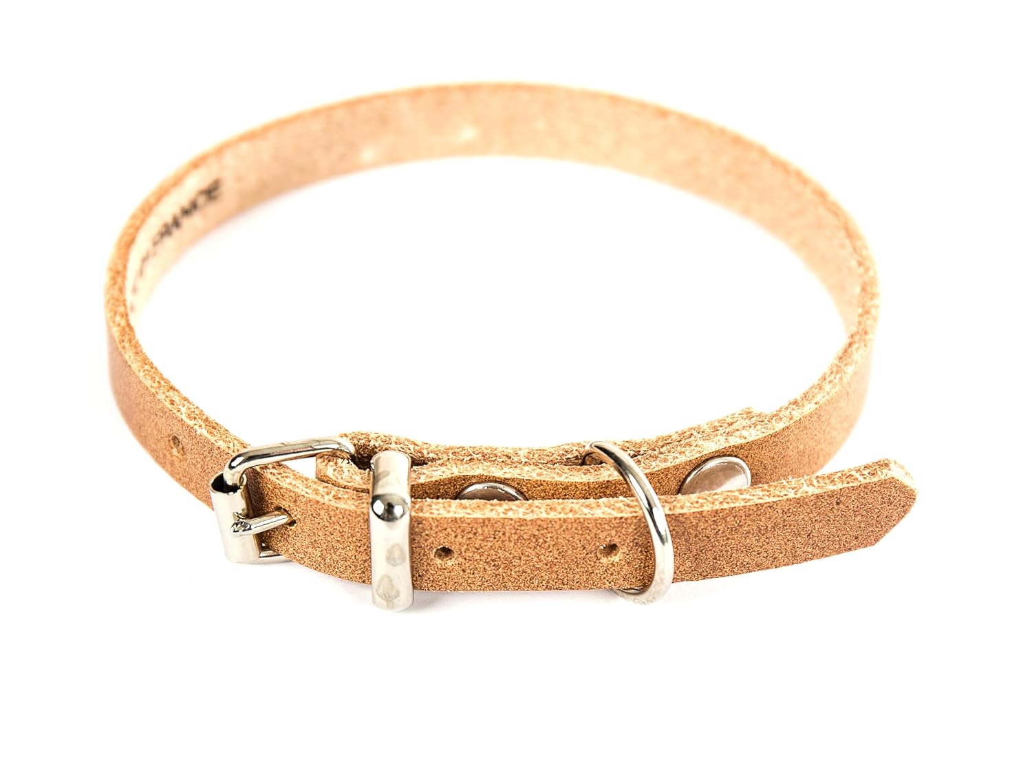 MARTIN SELLIER — Collier classique coloré en cuir naturel