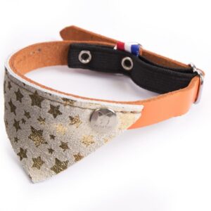 MARTIN — Collier bandana fantaisie en cuir pour chat