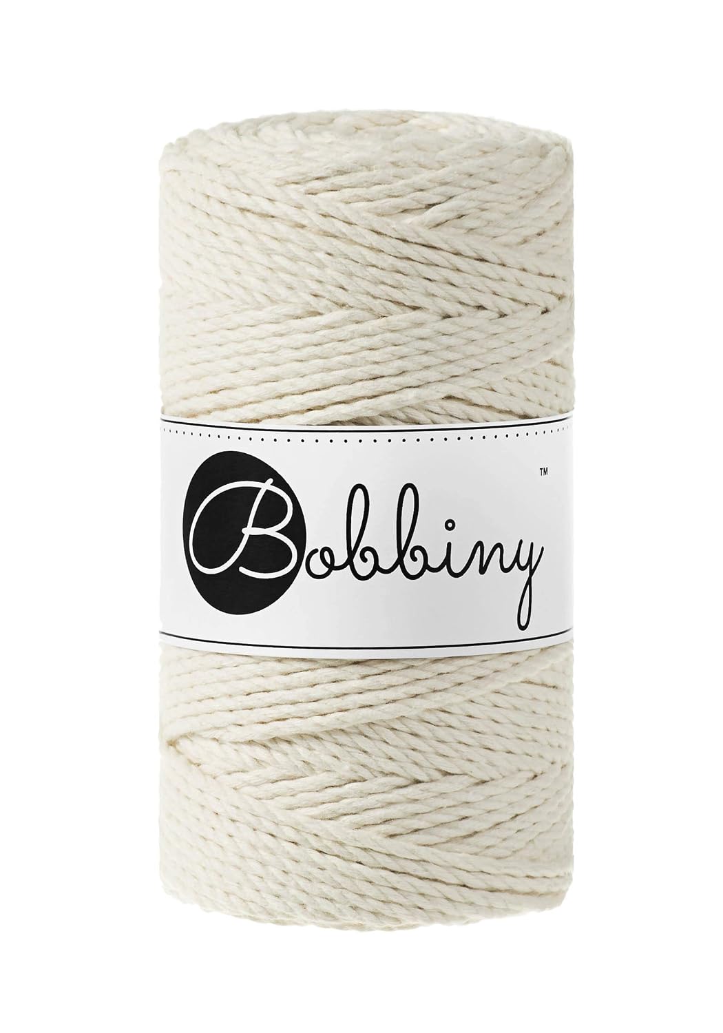 Bobbiny Regular — Corde macramé torsadée 3 mm 100 m