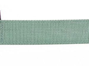MARTIN SELLIER — Laisse double épaisseur en nylon verte 40/60 cm