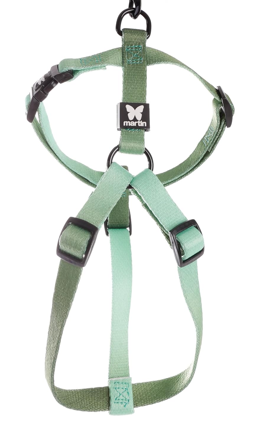 MARTIN — Harnais pour chien en nylon réfléchissant gris 70/90 cm