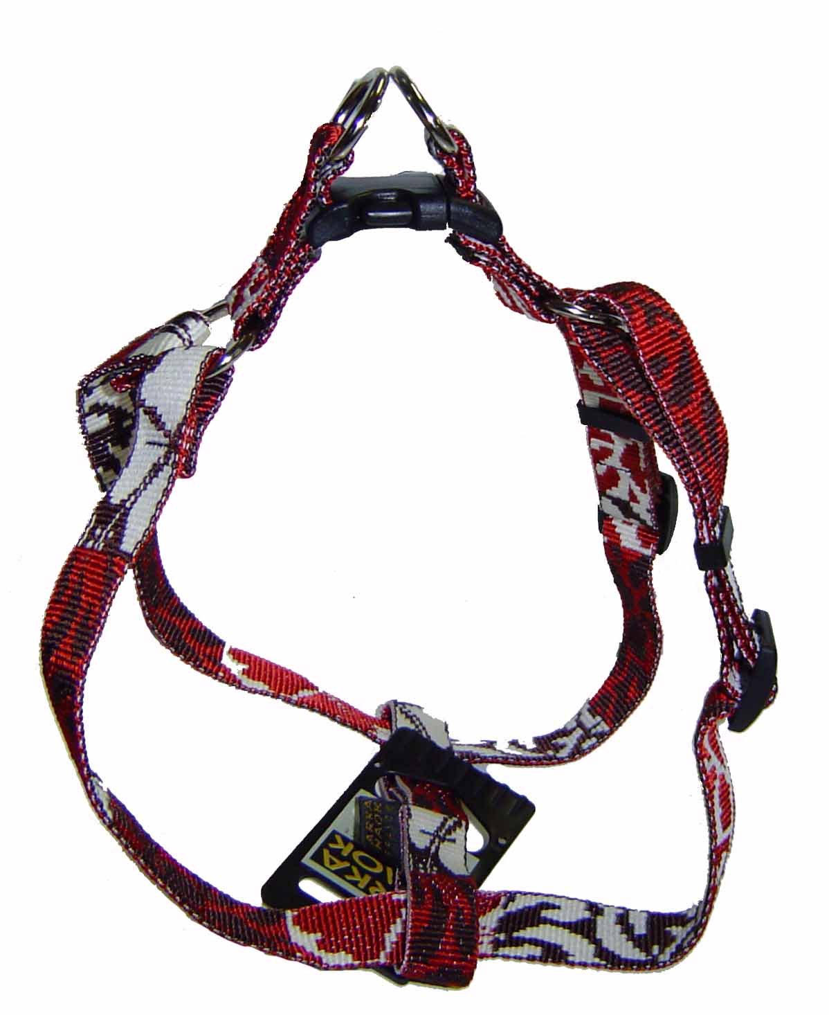 ARKA HAOK BAMBOU-PIMENT — Harnais baudrier nylon 25 mm