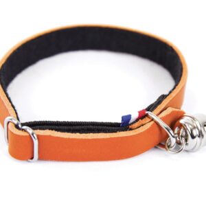 MARTIN — Collier en cuir et feutrine pour chat