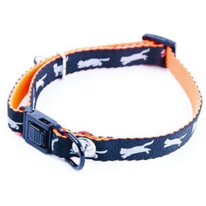 MARTIN SELLIER — Collier bi-color nylon pour chat noir 25/35 cm