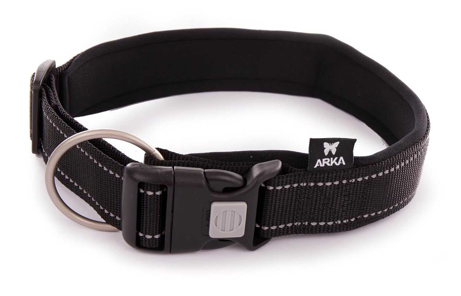MARTIN — Collier Néo en nylon réglable noir 40-50/70 cm