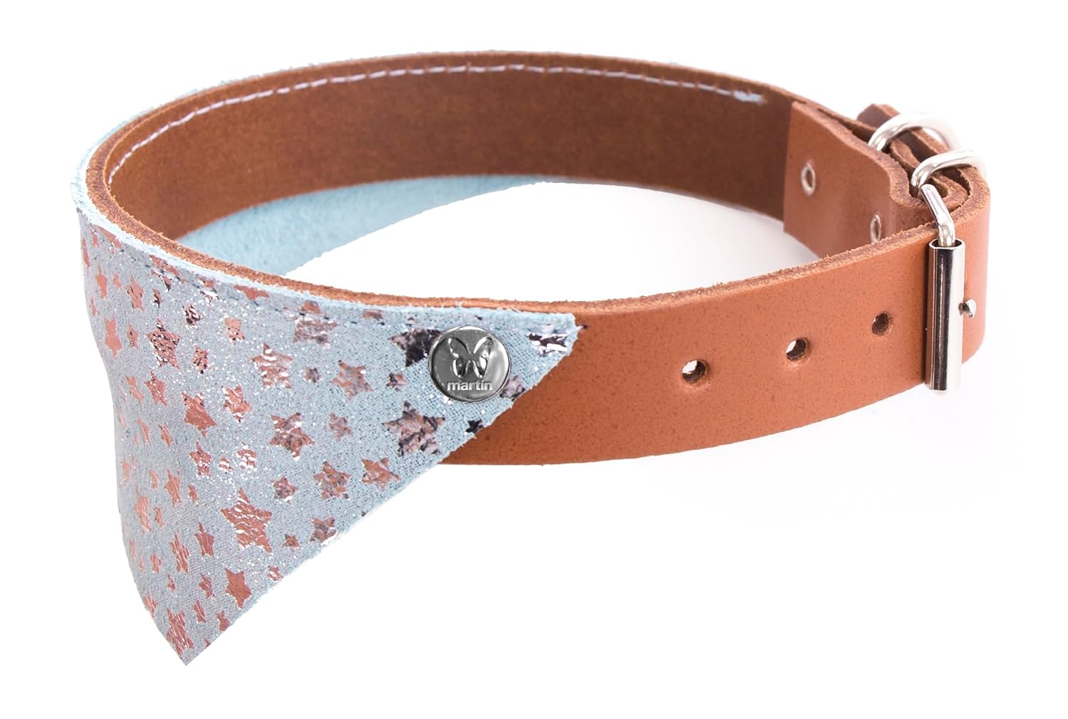MARTIN — Collier bandana fantaisie en cuir Miami