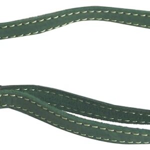 MARTIN SELLIER Nature — Laisse pour chien en cuir 10x100 cm vert