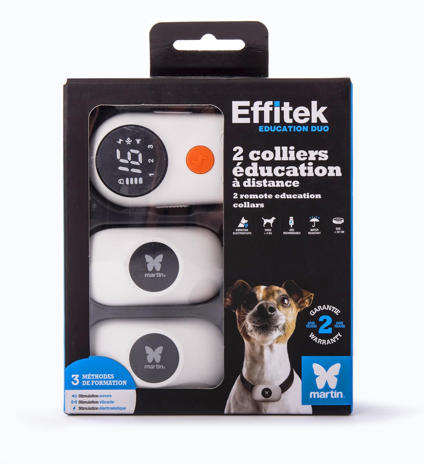 MARTIN SELLIER — Collier éducateur électronique pour 2 chiens