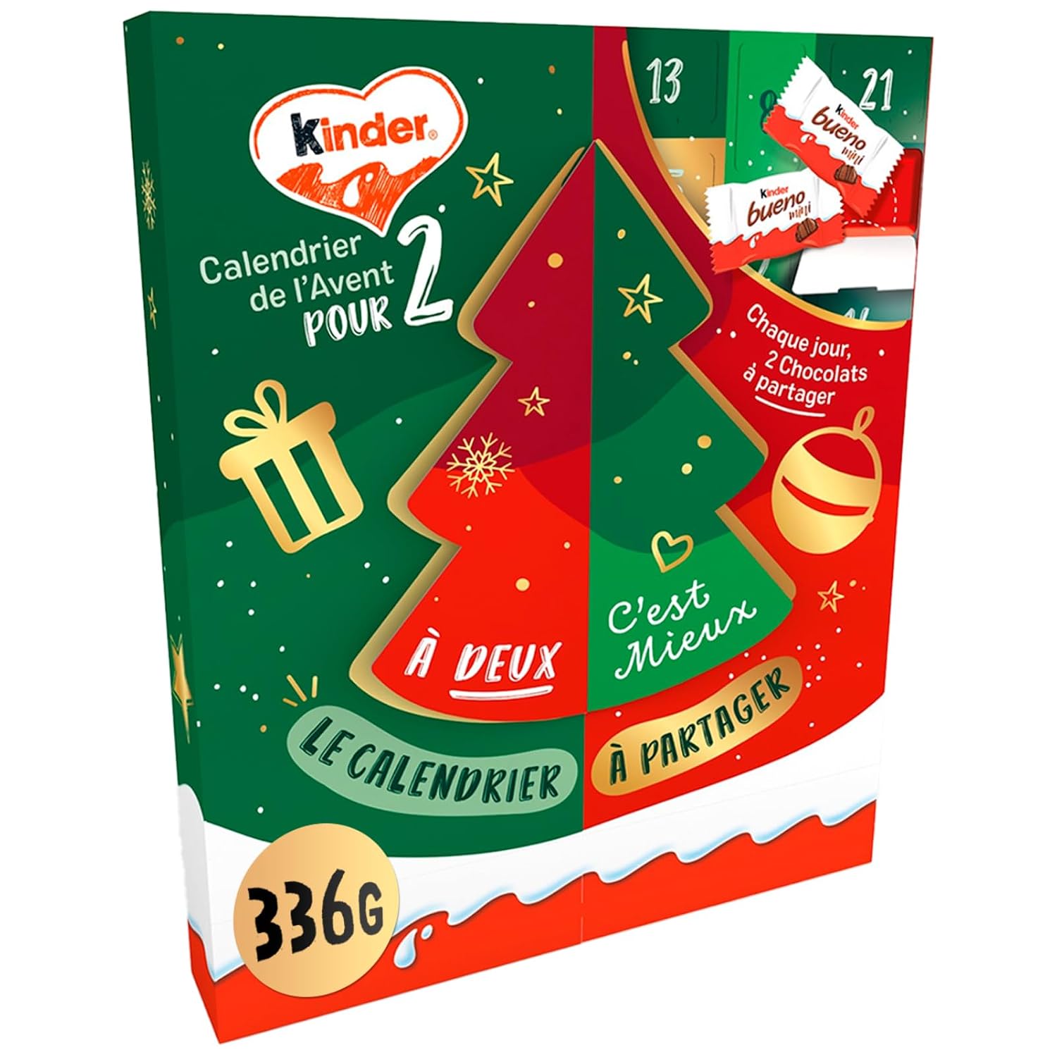 KINDER — Calendrier de l’Avent à partager 336 g