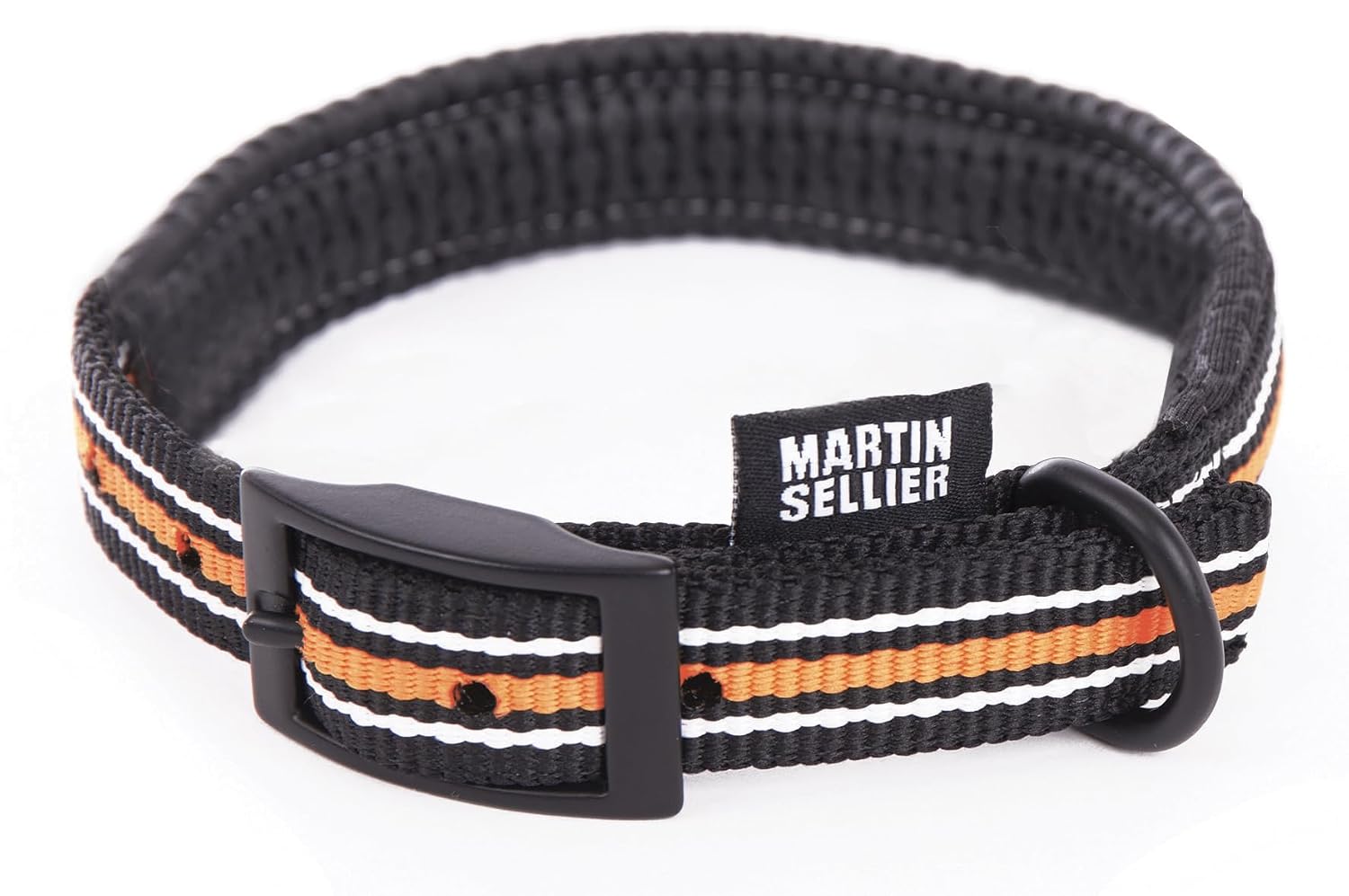 MARTIN — Collier trio rayé en nylon confort